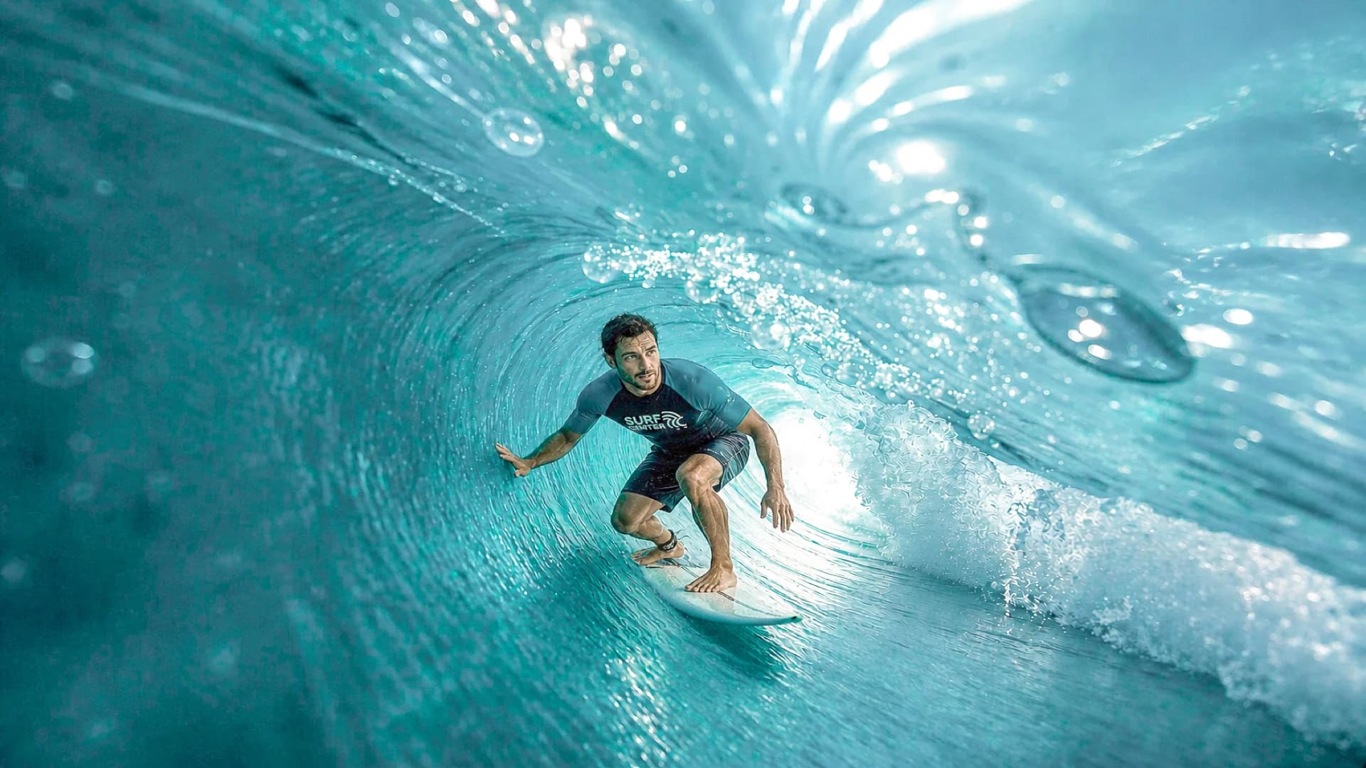 Piscina de ondas da unidade Surf Center São Paulo