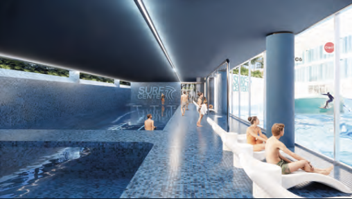 Piscina Semi-Olímpica — Surf Center Ribeirão Preto